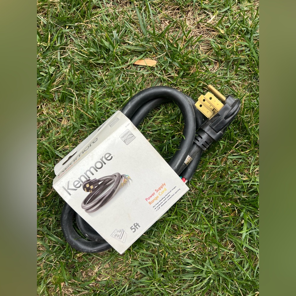 Kenmore Power Supply Range Cord — 5FT — Freestanding Electrical Ranges - NEW